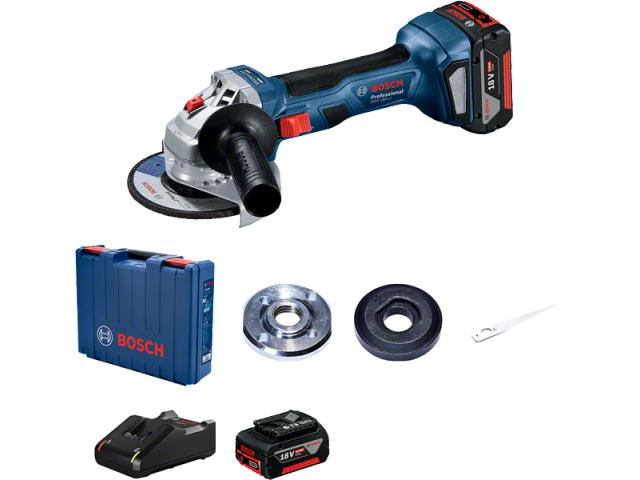 Akumulatorski kotni brusilnik Bosch GWS 180-LI, 18V, M14, 125mm, 1.6kg, 06019H9021